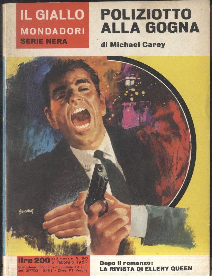 POLIZIOTTO ALLA GOGNA di Michael Carey 1967 il giallo Mondadori …