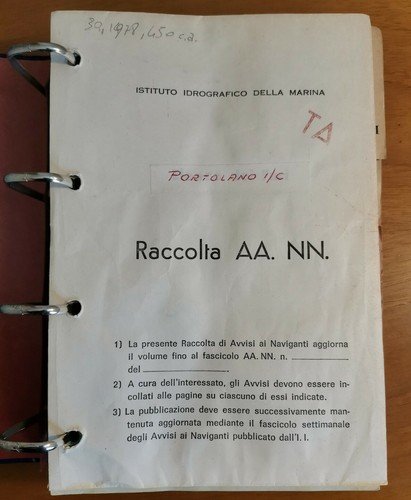 PORTOLANO DEL MEDITERRANEO RACCOLTA AA NN 1978 Avvisi Ai Naviganti …