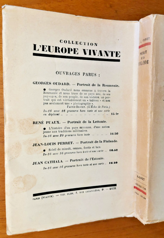 PORTRAIT DE LA FINLANDE di Jean L Perret 1937 Plon … | Immagine Gallery 2