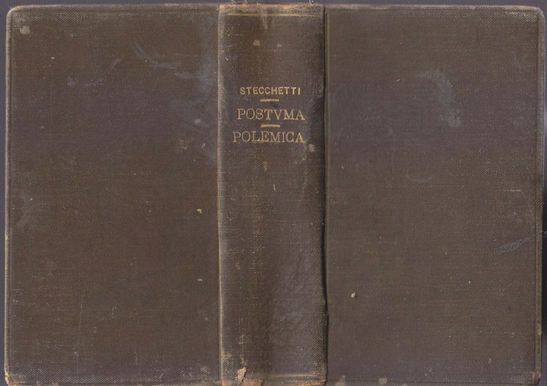 POSTUMA canzoniere e NOVA POLEMICA di Lorenzo Stecchetti 2 libri …