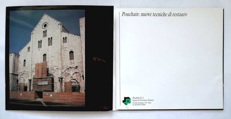 POUCHAIN NUOVE TECNICHE DI RESTAURO Tipar Poligrafica Editrice Libro Bari