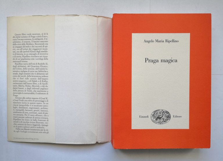 PRAGA MAGICA di Angelo Maria Ripellino 1995 Einaudi Libro