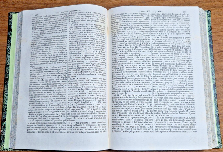 PRATICA CRIMINALE di Tommaso Briganti 2 volumi completa 1842 Marotta …