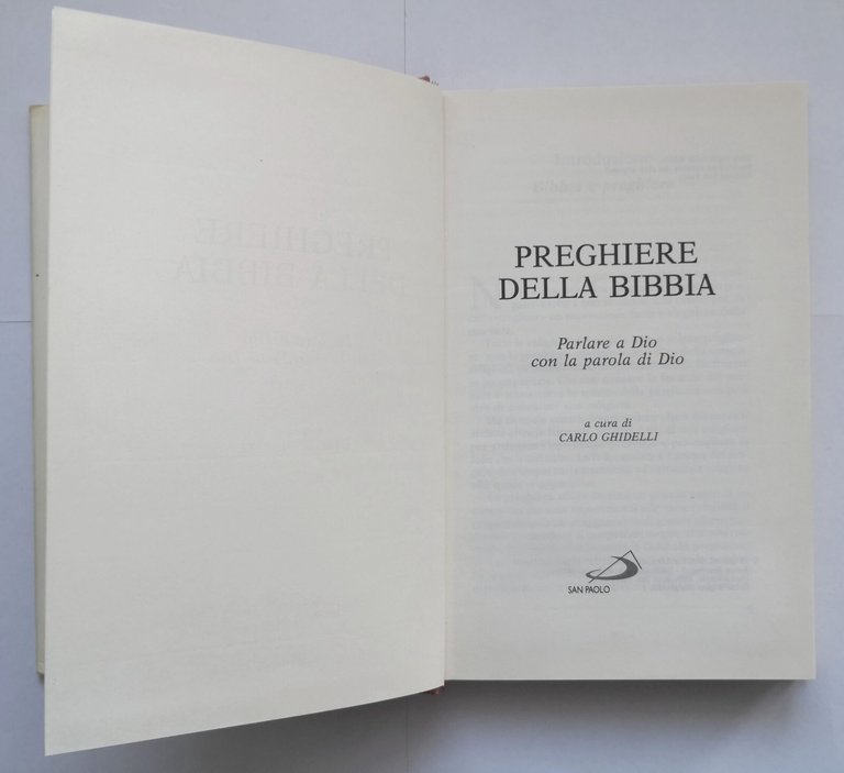 PREGHIERE DELLA BIBBIA a cura di Carlo Ghidelli 1995 San …