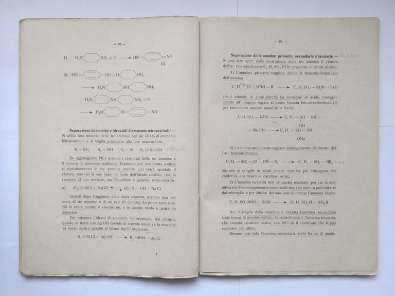 PREPARAZIONI FARMACEUTICHE E ORGANICHE di Margherita Minchilli 1946 LUCE Libro