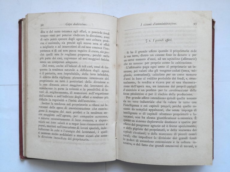 PRIMI ELEMENTI DI ECONOMIA AGRARIA Emilio Cossa 1890 Hoepli libro …