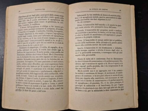 PRINCIPI DI MORALE SOCIALE Saverio De Dominicis 1909 Ditta Paravia …