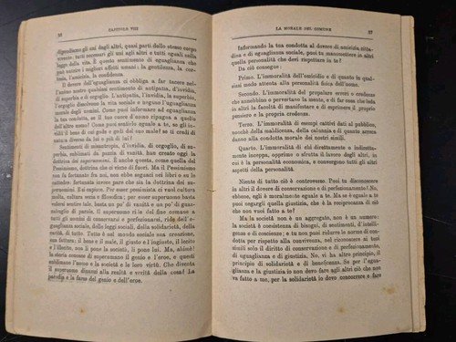 PRINCIPI DI MORALE SOCIALE Saverio De Dominicis 1909 Ditta Paravia …