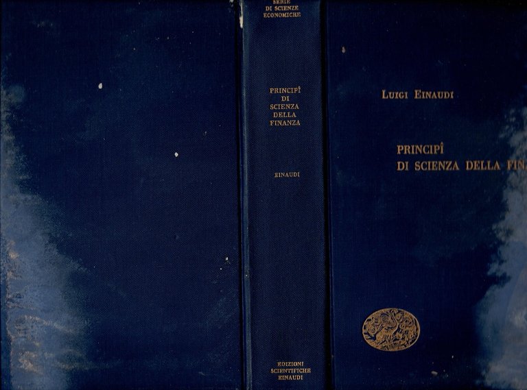 PRINCIPI DI SCIENZA DELLA FINANZA Luigi Einaudi 1956 edizioni scientifiche …