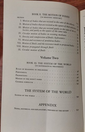 PRINCIPIA VOLUME 1 THE MOTION OF BODIES Isaac Newton 1962 …