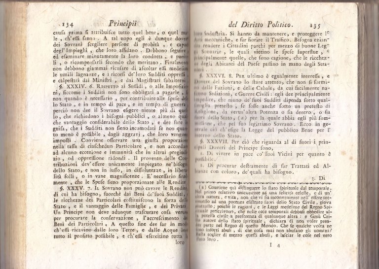 PRINCIPII DEL DIRITTO POLITICO di G Burlamachi 1780 Giovanni Gatti …