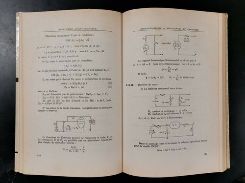 PROBLEMES D'ELECTRONIQUE di Robert Guillien 1964 Editions Eyrolles libro