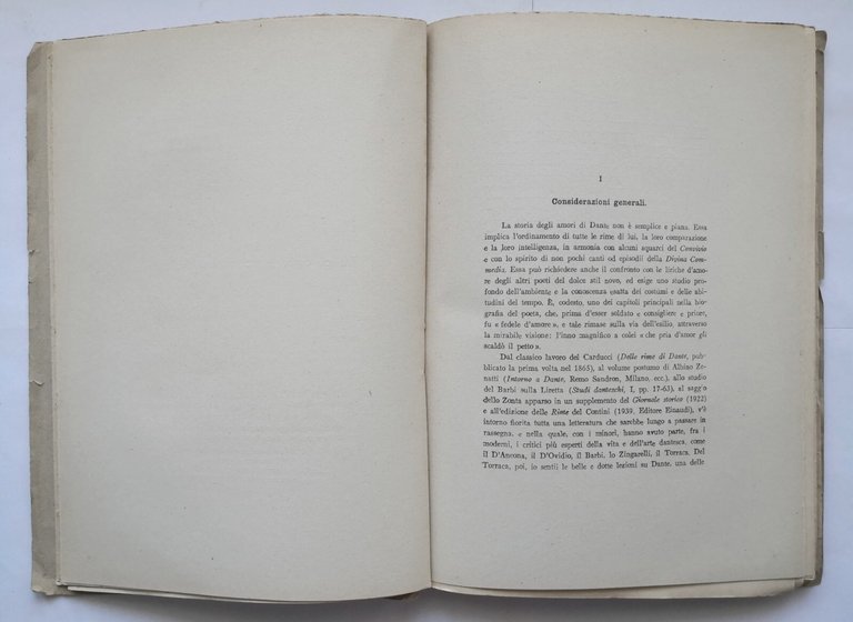 PROBLEMI DI CRITICA DANTESCA Emanuele Ciafardini 1943 Libreria Scientifica Libro