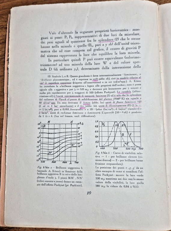 PROBLEMI DI ILLUMINAZIONE Cesare Codegone 1950 V Giorgio Libro manuale