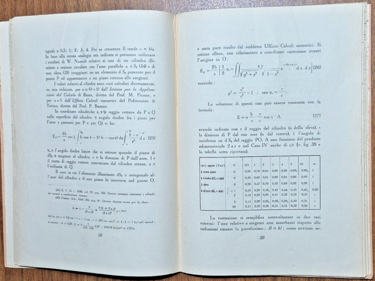 PROBLEMI DI ILLUMINAZIONE Cesare Codegone 1950 V Giorgio Libro manuale