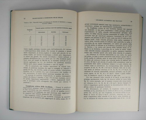 PROGETTAZIONE E COSTRUZIONE DELLE STRADE di Bruno Bolis 1957 ingegneria …