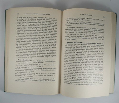 PROGETTAZIONE E COSTRUZIONE DELLE STRADE di Bruno Bolis 1957 ingegneria …