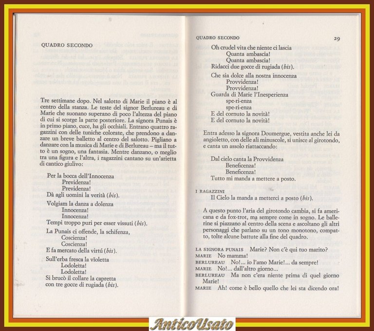 PROGRESSO di Louis Ferdinand Celine 1981 Einaudi Teatro Libro