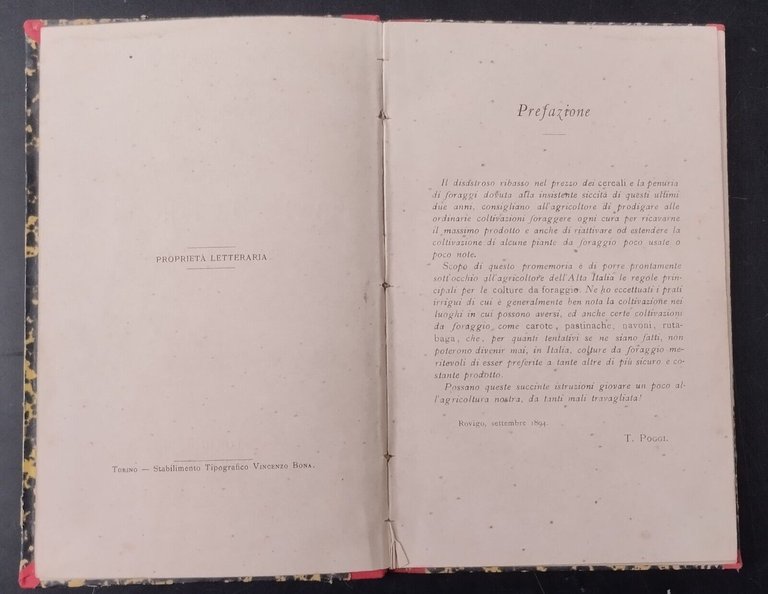 PROMEMORIA PER IL COLTIVATORE DI PIANTE DA FORAGGIO NELL'ALTA ITALIA …