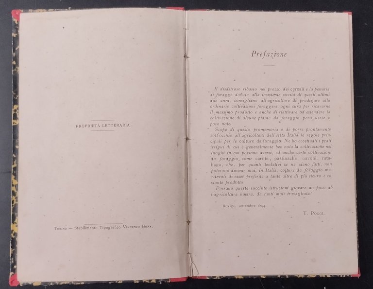 PROMEMORIA PER IL COLTIVATORE DI PIANTE DA FORAGGIO NELL'ALTA ITALIA …