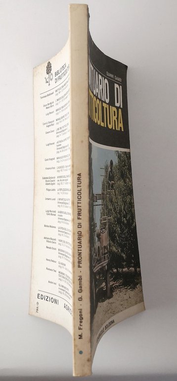 PRONTUARIO DI FRUTTICOLTURA Mario Fregoni e Gianni Gambi 1978 Edagricole …