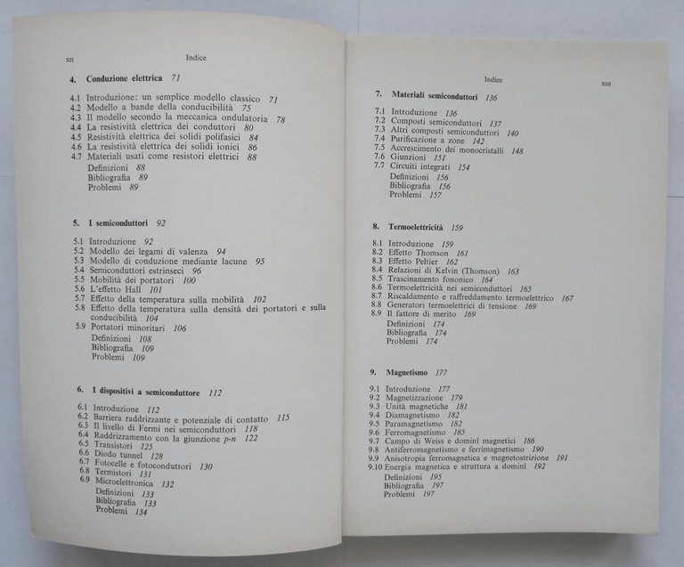 PROPRIETÀ ELETTRONICHE di Rose Shepard Wulff 1975 Ambrosiana Libro materiali