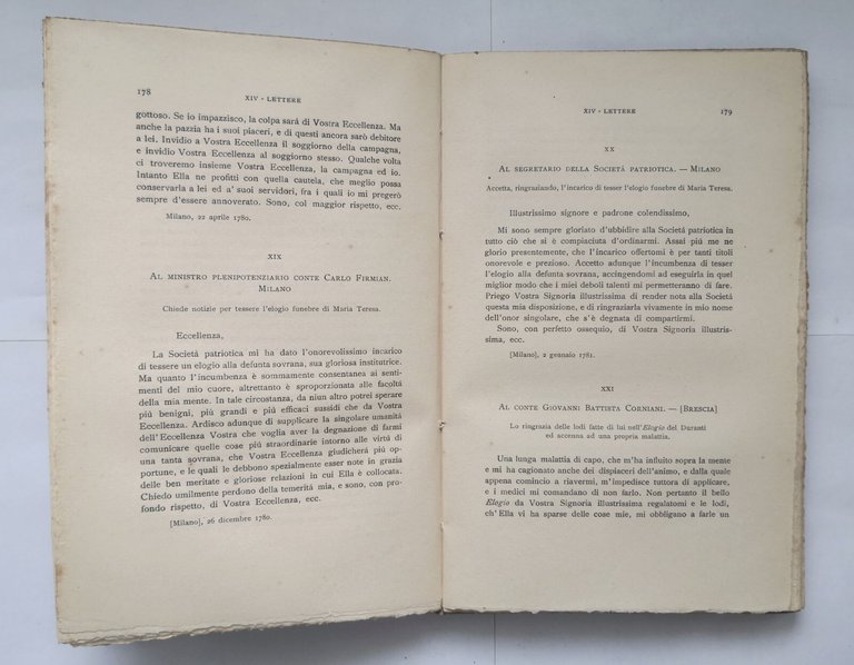PROSE di Giuseppe Parini 2 volumi a cura di Egidio …