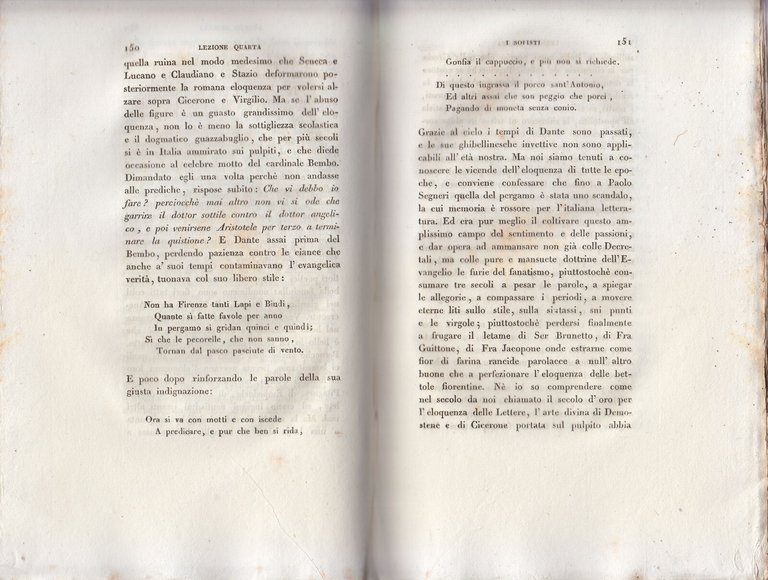 PROSE di Vincenzo Monti Opere Inedite e Rare volume III …