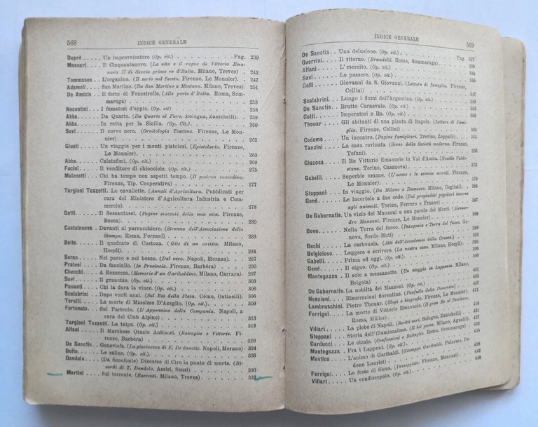 PROSE ITALIANE MODERNE LIBRO DI LETTURA Ferdinando Martini 1895 Sansoni …