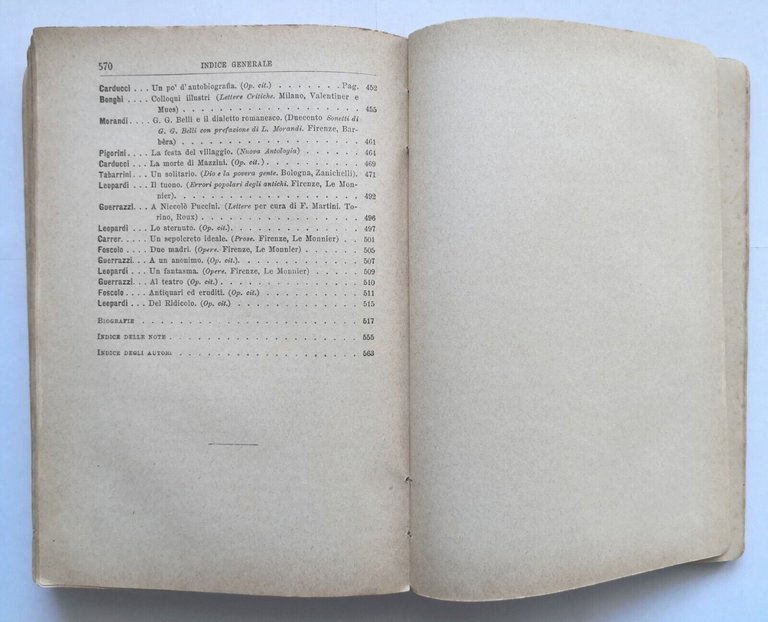 PROSE ITALIANE MODERNE LIBRO DI LETTURA Ferdinando Martini 1895 Sansoni …