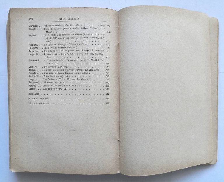 PROSE ITALIANE MODERNE LIBRO DI LETTURA Ferdinando Martini 1895 Sansoni …