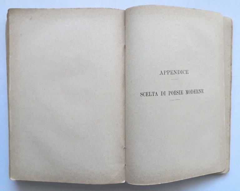 PROSE ITALIANE MODERNE LIBRO DI LETTURA Ferdinando Martini 1895 Sansoni …