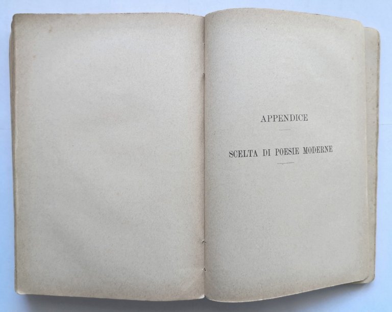 PROSE ITALIANE MODERNE LIBRO DI LETTURA Ferdinando Martini 1895 Sansoni …