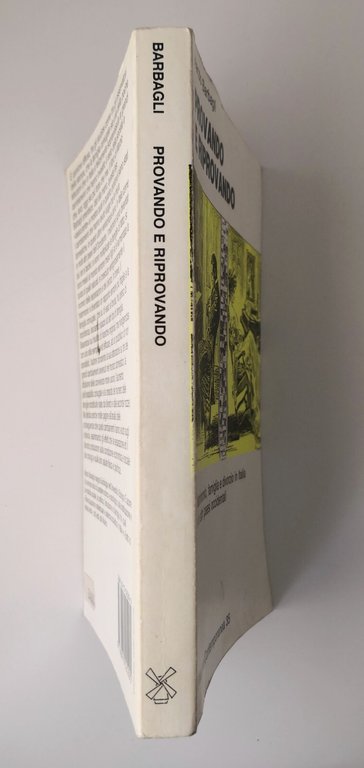 PROVANDO E RIPROVANDO di Marzio Barbagli 1990 Il Mulino matrimonio …