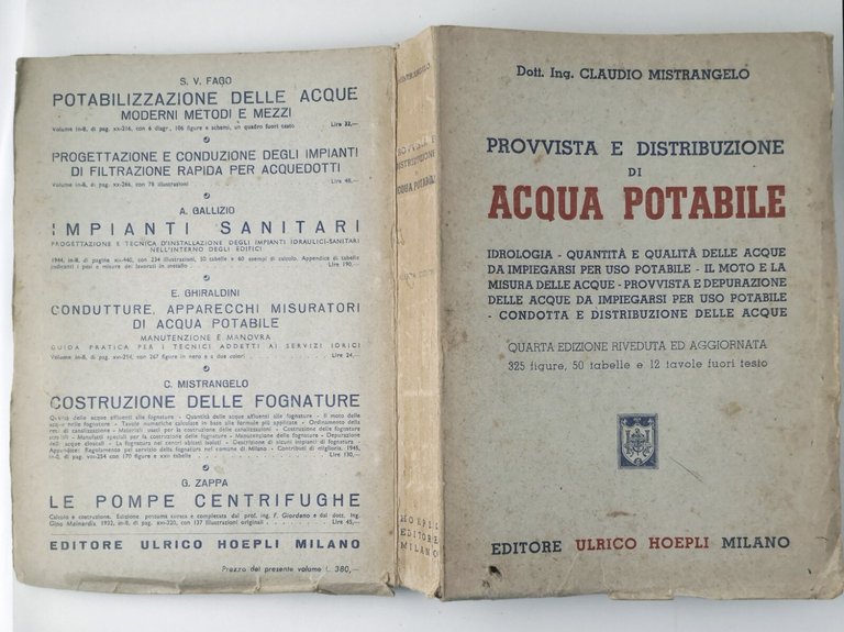 PROVVISTA E DISTRIBUZIONE DI ACQUA POTABILE di Claudio Mistrangelo 1945 …
