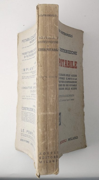 PROVVISTA E DISTRIBUZIONE DI ACQUA POTABILE di Claudio Mistrangelo 1945 …