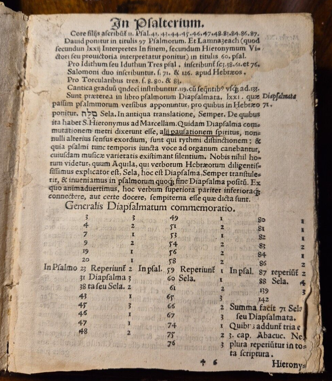 Psalterium Beati Brunonis 1533 Nicolaum Fabrum Lipsia libro antico malridotto