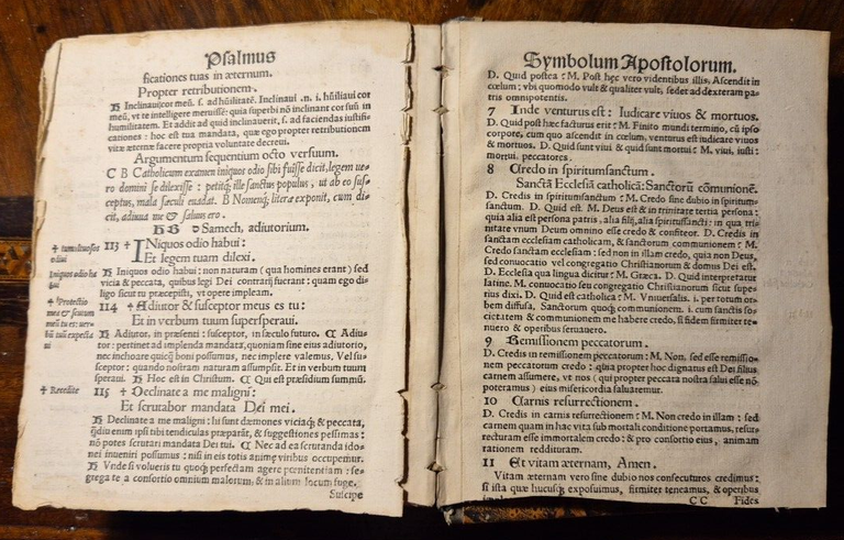 Psalterium Beati Brunonis 1533 Nicolaum Fabrum Lipsia libro antico malridotto