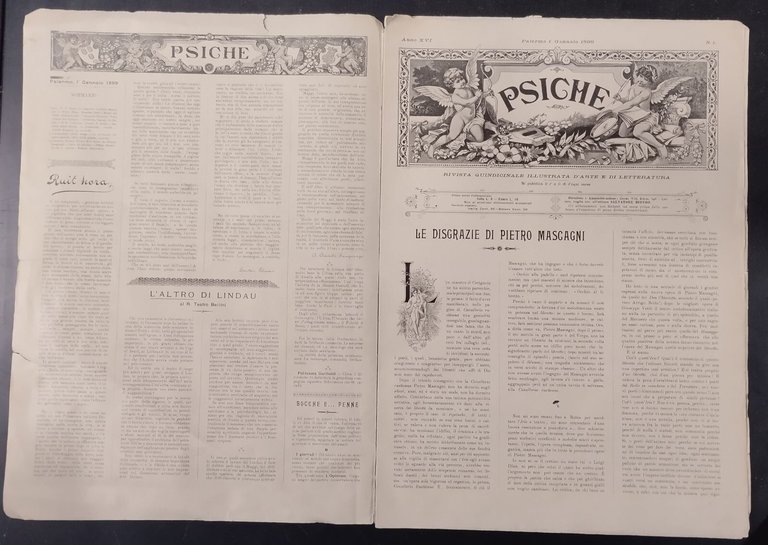 PSICHE RIVISTA QUINDICINALE ILLUSTRATA D'ARTE E DI LETTERATURA 1 gennaio … | Immagine Gallery 6