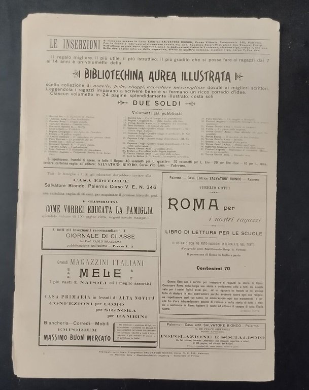 PSICHE RIVISTA QUINDICINALE ILLUSTRATA D'ARTE E DI LETTERATURA 1 gennaio …