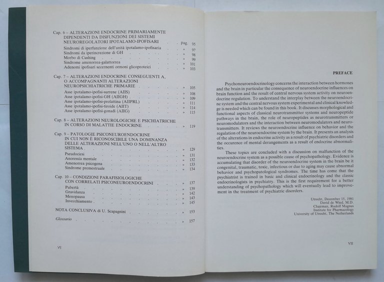 PSICO NEURO ENDOCRINOLOGIA di Scapagnini Canonico Ferrara 1982 Liviana libro