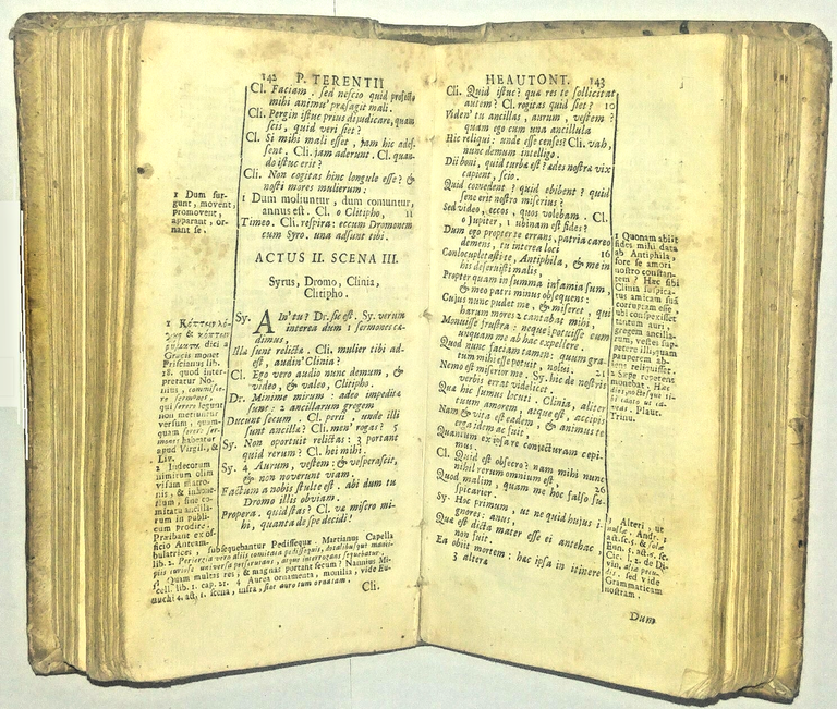 PUBLII TERENTII COMOEDIAE SEX cum notis Farnabii 1740 Pitteri Libro …