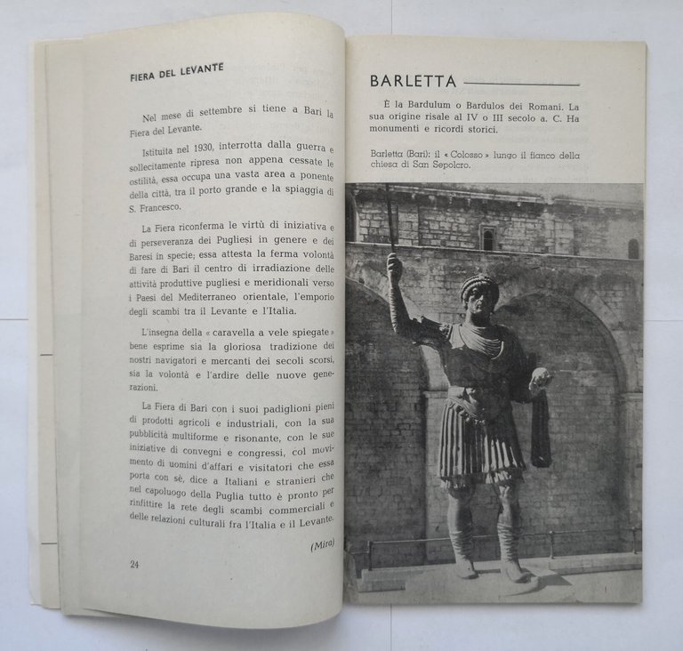 PUGLIA di Ciro Di Conza 1957 Istituto Italiano Edizioni Atlas …