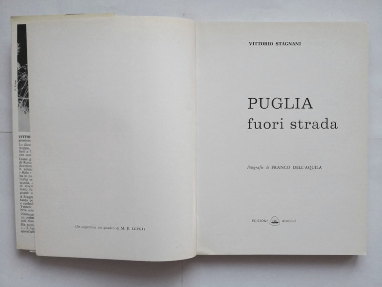 PUGLIA FUORI STRADA di Vittorio Stagnani 1976 Agielle Libro storia …
