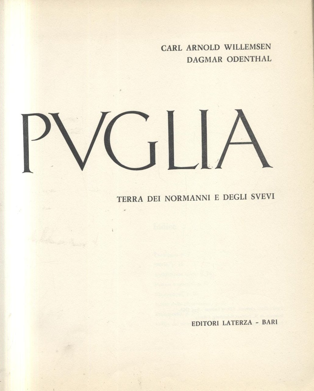 PUGLIA TERRA DEI NORMANNI E DEGLI SVEVI di Willemsen Odenthal …