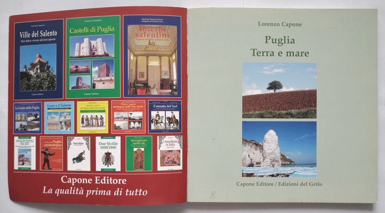 PUGLIA TERRA E MARE di Lorenzo Capone 2006 Edizioni del …