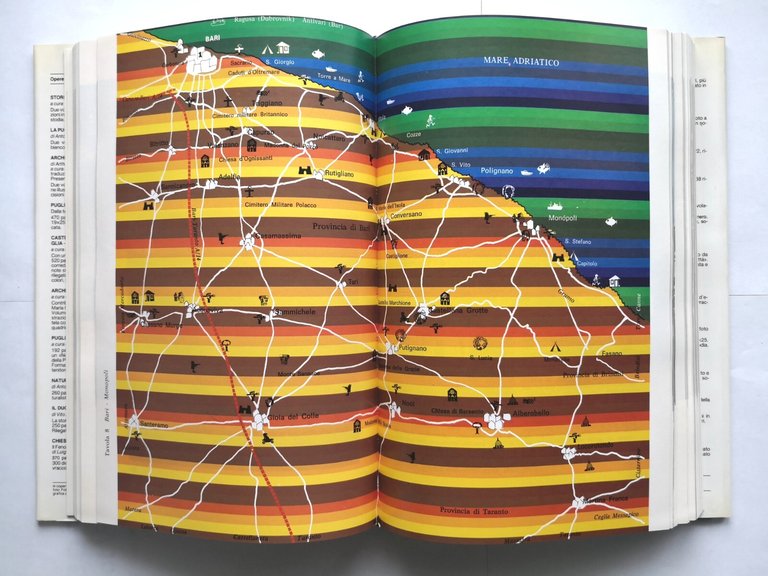 PUGLIA TURISMO STORIA ARTE FOLKLORE 1991 Mario Adda Libro locale