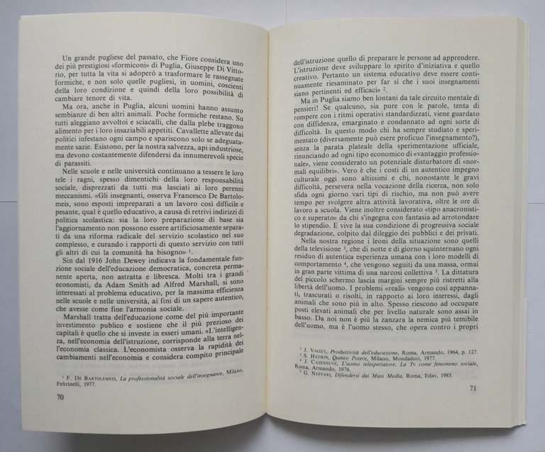 PUGLIA UN POPOLO DI UOMINI di Domenica Severino 1987 Lacaita …