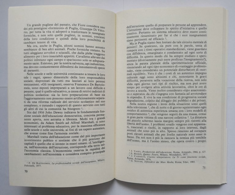PUGLIA UN POPOLO DI UOMINI di Domenica Severino 1987 Lacaita …