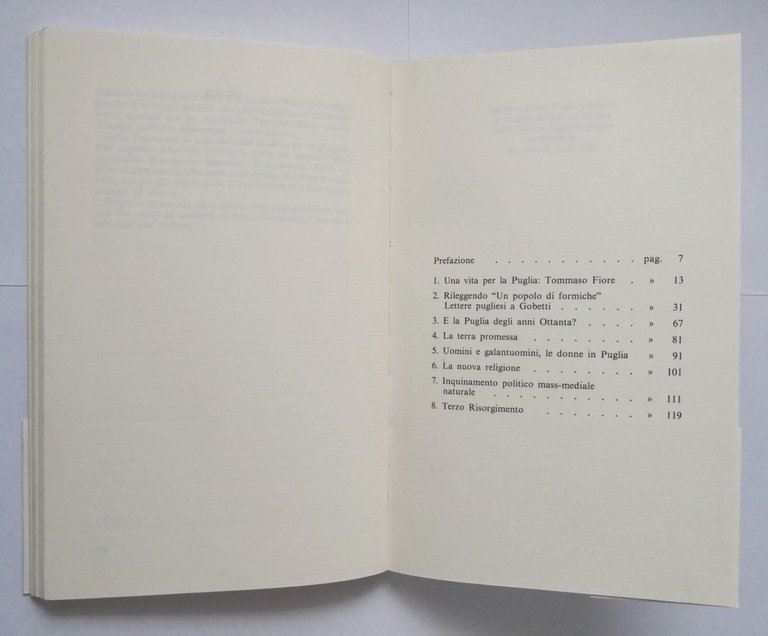 PUGLIA UN POPOLO DI UOMINI di Domenica Severino 1987 Lacaita …